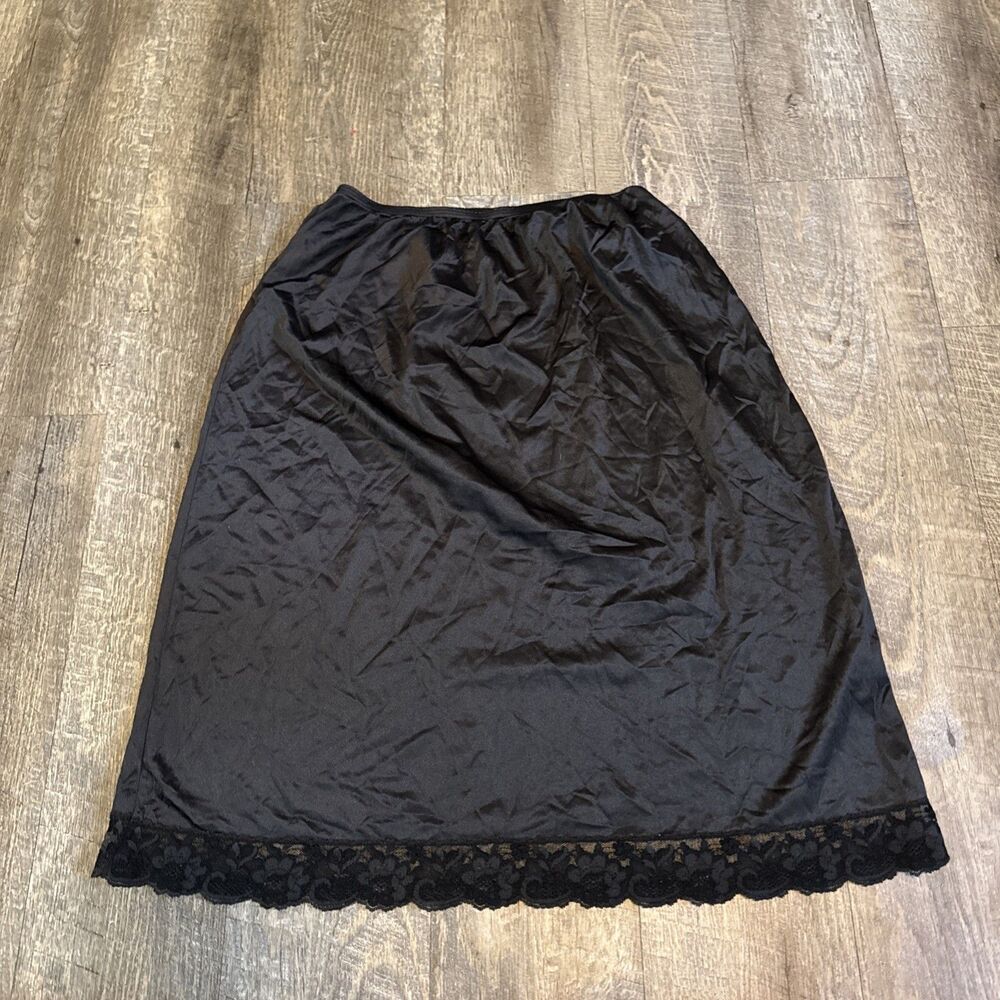Black Half Slip Skirt  Lorraine Size Large